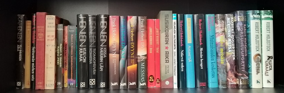 Kuva kirjahyllystä Robert A. Heinlein – Robert Holdstock